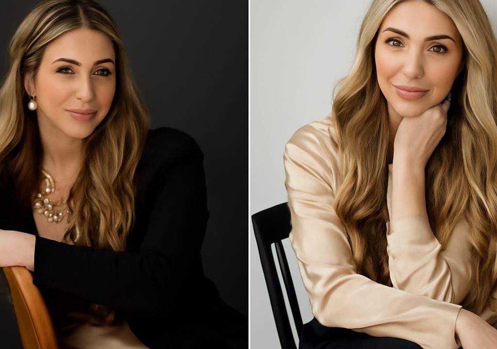 What to wear for a headshot in a professional studio portrait