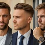 Man with a balanced men's haircut suited to his face shape