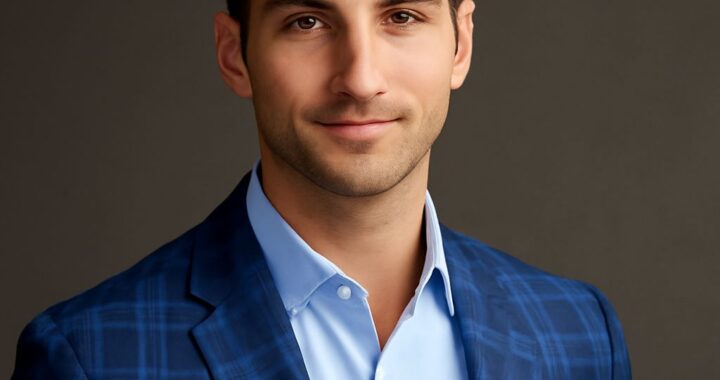 Person wearing a polished professional outfit in a relaxed standing headshot pose