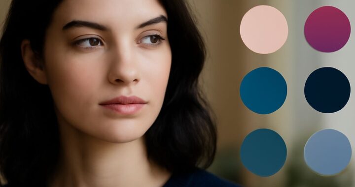 Seasonal color palettes shown as cool, deep, bright, and muted swatches