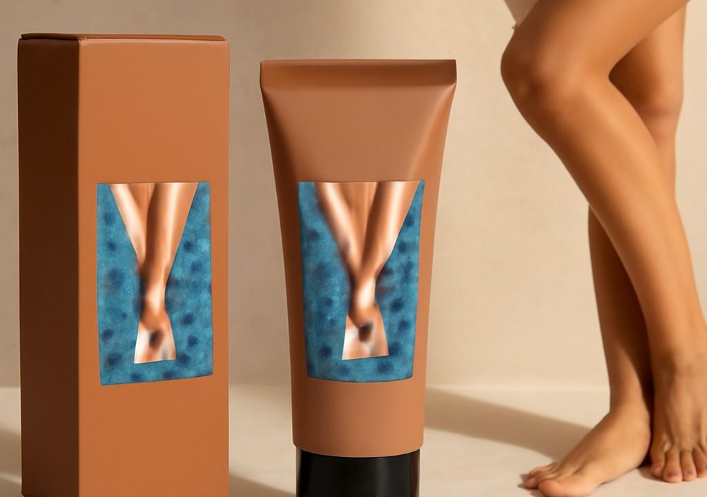 Various leg makeup products for achieving flawless legs