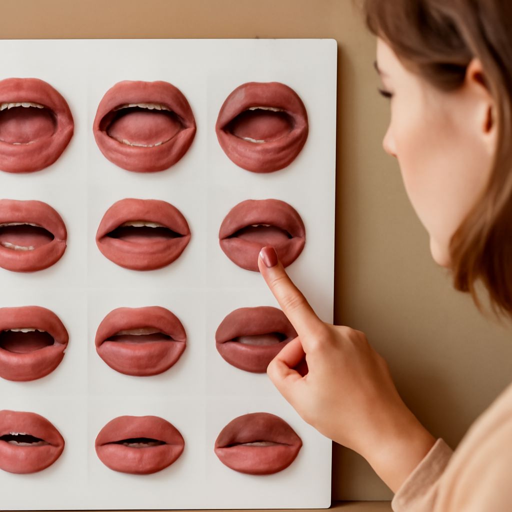 Illustration of different lip shapes