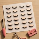 Different lash extension styles displayed
