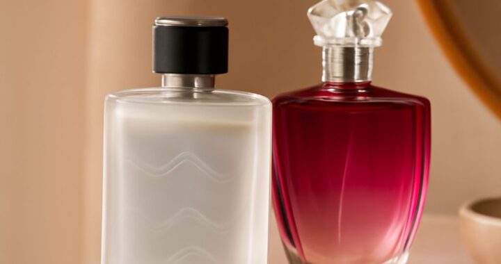 A collection of long lasting perfumes