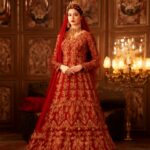 A variety of Pakistani wedding dresses showcasing different styles and fabrics